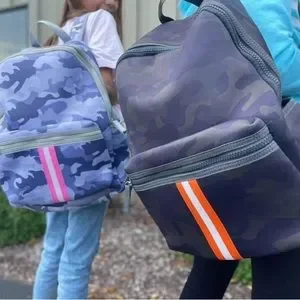Bags | Pinky Grey Camo Neoprene Backpack | Poshmark